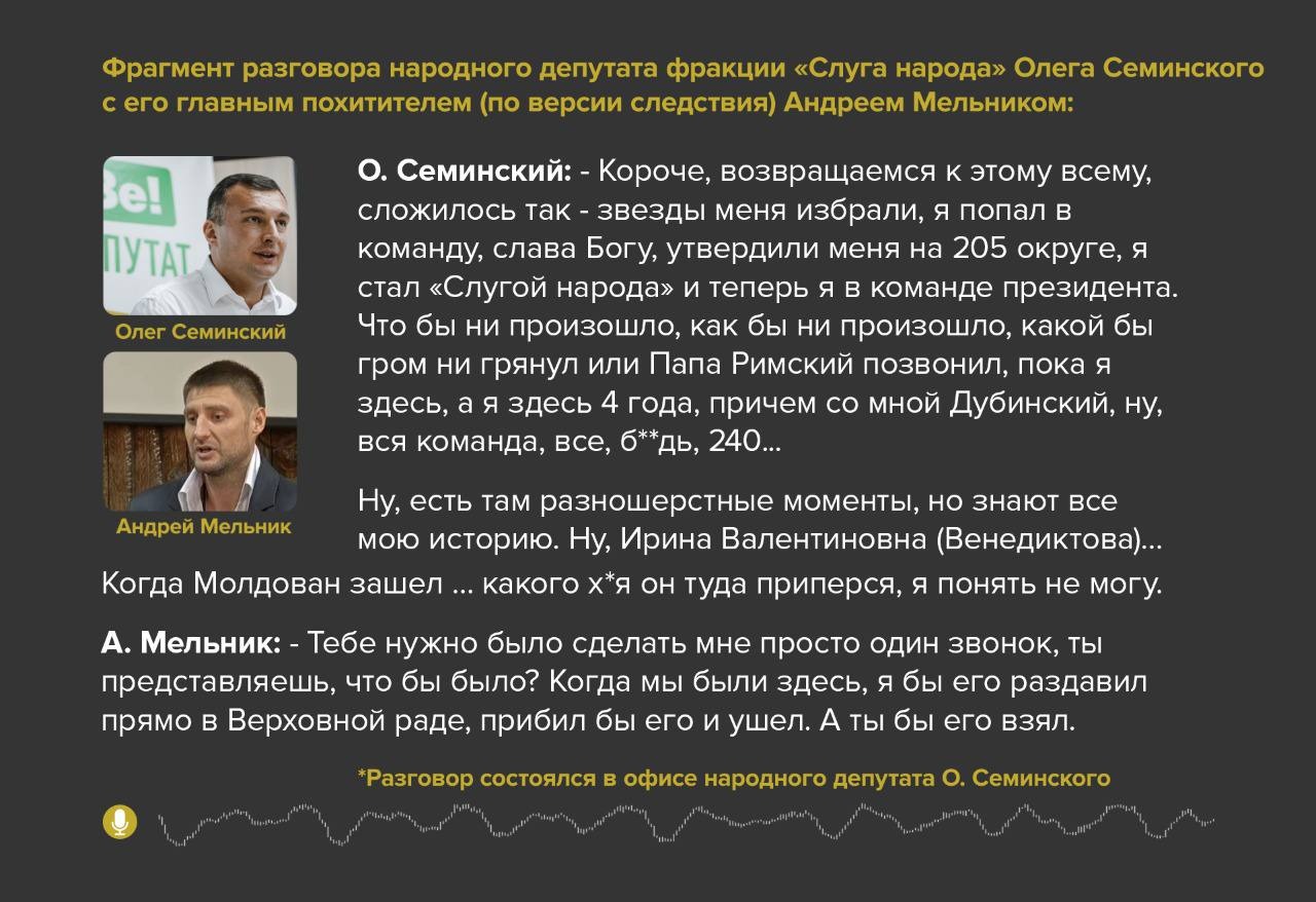 Справа Семінського: оприлюднено записи переговорів нардепа з підозрюваним у викраденні